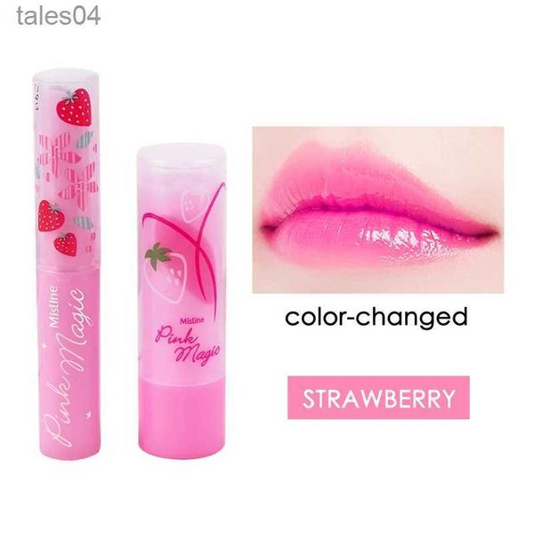 Lippenstift Thailand Mistine Erdbeer-Lippenstift, langanhaltend, feuchtigkeitsspendender Lippenbalsam, Lippenpflege, Farbwechsel, Anti-Trocknung, Make-up 240313