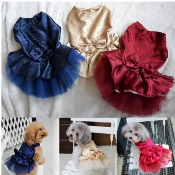 Yaz Köpek Elbise Evcil Köpek Giysileri Küçük köpek gelinlik etek köpek yavrusu giysiler bahar moda jean evcil hayvan kıyafetleri xs-xxl gb1184269b