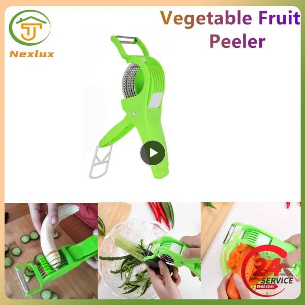 Strumenti portatile taglierina per frutta cucina pelapatate prosciutto banana taglierina durevole coltello efficiente strumento da cucina indispensabile per gli amanti dell'insalata