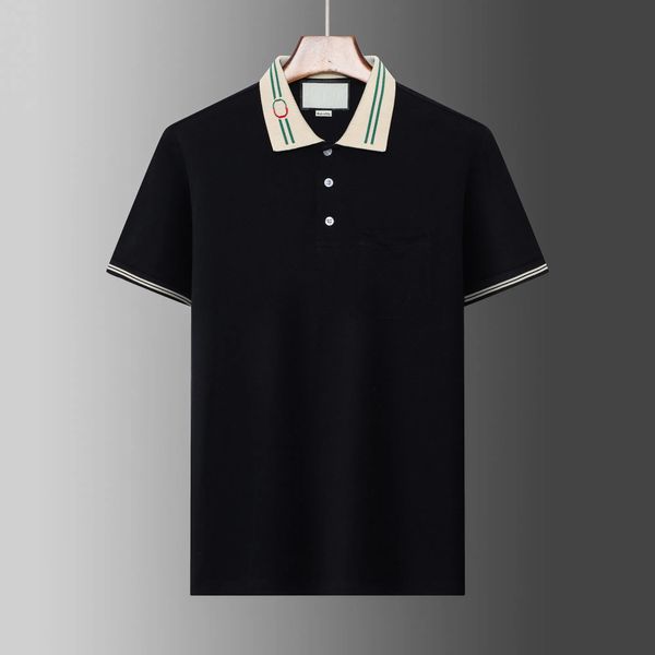 Erkek tasarımcı polos gömlekleri için adam yüksek cadde moda kaplan dijital baskı poloshirt İtalya marka giyim gündelik polo tees m-3xl