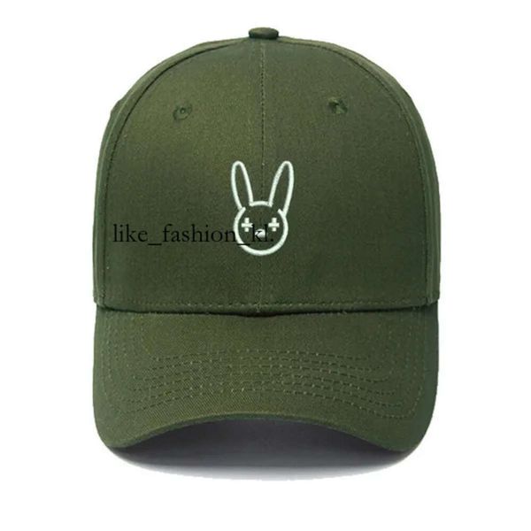 cappello da coniglio cattivo Uomo Primavera Rapper Hip Hop 100% cotone Gorras Cappelli in osso ricamato unisex 637 cappello da coniglio cattivo