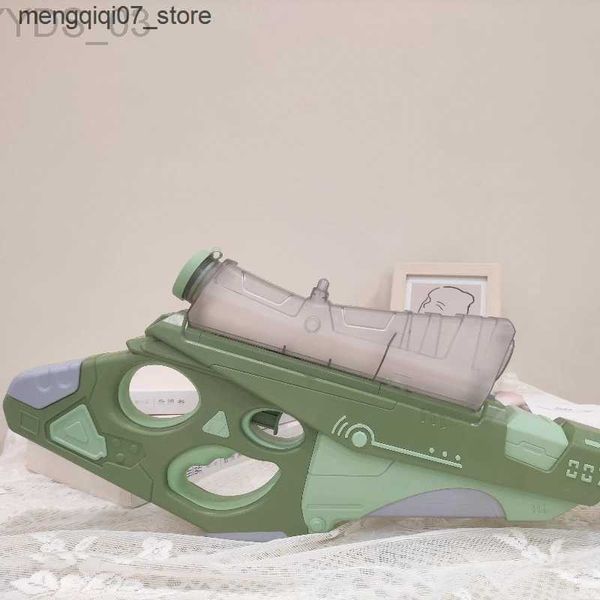 Giochi con la sabbia Divertimento in acqua Pistola Giocattoli Nuovo modello Pistola ad acqua elettrica Grande capacità Blaster Pistola giocattoli per bambini Adulti Estate Spiaggia Piscina Giochi all'aperto Regalo per bambini L240312