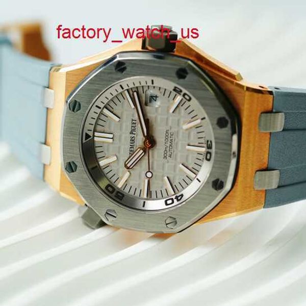 Mais recente AP Watch Calendar Watch Royal Oak Offshore 15711OI.OO.A006CA.01 Máquinas Automáticas 18k Ouro Rosa/Titânio Metal