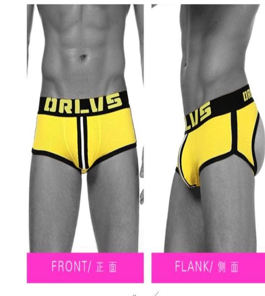 Feine neue ODER Marke Männer Unterwäsche Boxershorts Rückenfreies Gesäß Baumwolle Sexy offener Rücken Gay JockStrap cuecas Höschen 4piecelot6167791