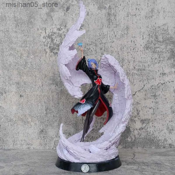 Action-Spielzeugfiguren, 38 cm, animierte Figur, Gk Konan, Action-Statue, Akatsuki-Figur, PVC-Modell, Sammlerstück, dekoratives Spielzeug, Kindergeburtstagsgeschenk, Q240313