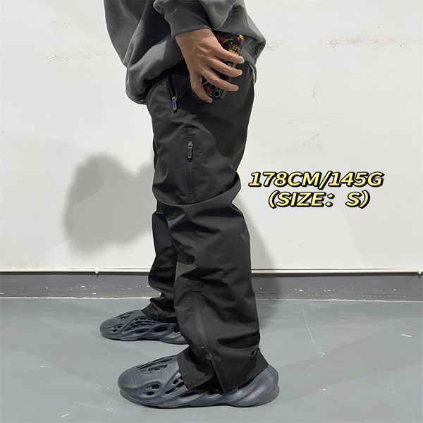 Черные брюки-куртки Broken Planet в стиле унисекс, водонепроницаемые и ветрозащитные длинные брюки в стиле американского уличного хип-хопа