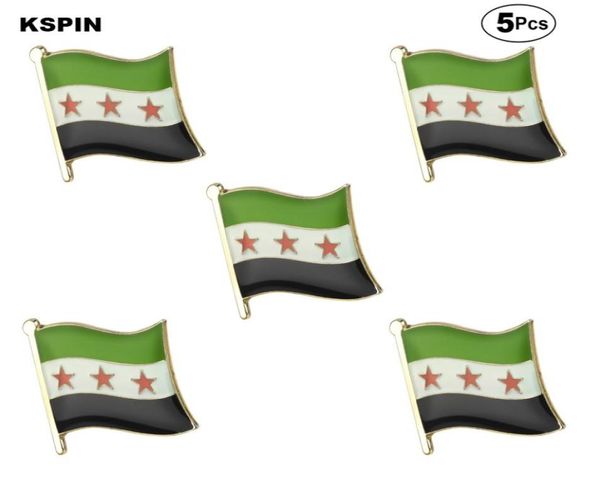 Syrien drei Sterne Broschen Anstecknadel Flagge Abzeichen Brosche Pins Abzeichen 5 Stück pro Lot3423093