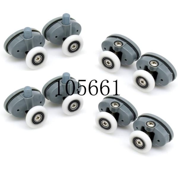 2 Stück, 4 Stück, 8 Stück, Schmetterling, einzelne Duschtürrollen, Läufer, Räder, Riemenscheiben, 23 mm, 25 mm, Rad, andere Hardware246i