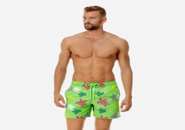 Vilebreq Men039s Bademode Herren Strandshorts Vilebrequ Shorts 177 Marke Bademode Oktopus Seestern Schildkrötendruck männlich Baden S2392386