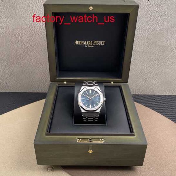 AP Fancy Watch Highend Watch Royal Oak Series 15510ST Blue Disc Mens Business Fashion Leisure Sports Mens Watch