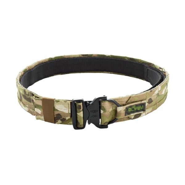 Accessori NUOVI CINTURA DRINGO NERO da 2 pollici Cintura tattica MOLLE MULTICAM CS Cintura da combattimento da caccia militare per esterni