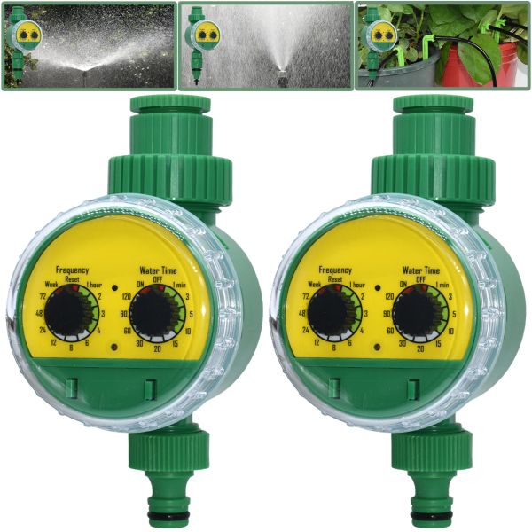 Kits de irrigação eletrônica temporizador água jardim casa interior ao ar livre controlador cronometrado automático sprinkler válvula programável torneira mangueira