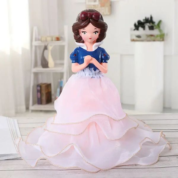 Boxen Cartoon Prinzessin Sparschwein Vinyl Antifall Münze Bank Kreative Nette Schönheit Mädchen Spardose Geschenk Für Freunde Wohnkultur kinder Spielzeug