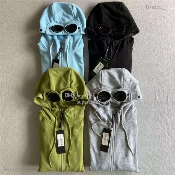 Mens Hoodies Sweatshirtler Kapşonlu Ceketler Rüzgar Geçirmez Fırtına Hırgalı Palto Moda Hoodie Zip Polar Düzenli Ceket Erkekler 13i CP Şirketleri Comapnie Comapnie 504