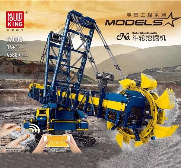 Schaufel APP Engineering Elektrisch montiertes Rad Fernbedienung Yuxing Excavator Technology Serie 17006 Plugin Spielzeugmodell Pbhqa3529966