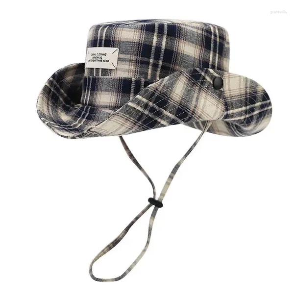 Berets Algodão Carta Patch Bucket Chapéu Pescador Ao Ar Livre Viagem Sun Cap para Homens e Mulheres 196