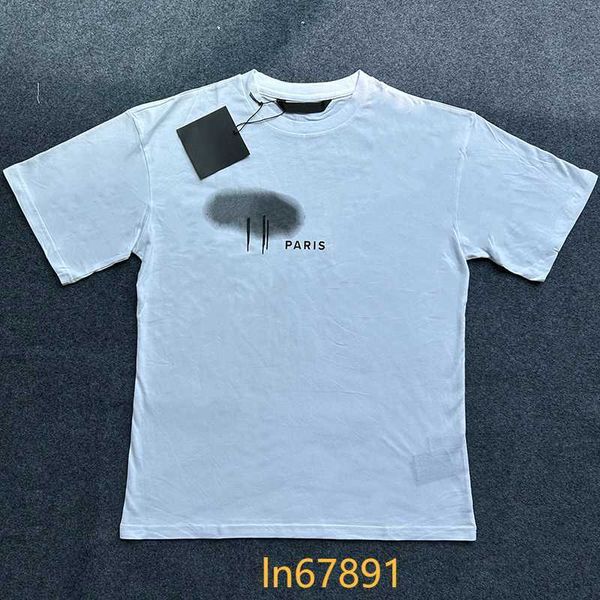 Plams мужская футболка дизайнерская женская спрей с принтом ангелы графические футболки мода лето ангел улица хип-хоп рубашка поло с любовью и сердцем 2024