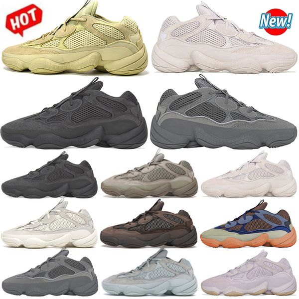 2024 Nuove scarpe da corsa da 500 con scatola per uomini donne 500s blush argillino argilla marrone enfality black foriner maschili da uomo sneaker sportivi per esterni euro 36-46