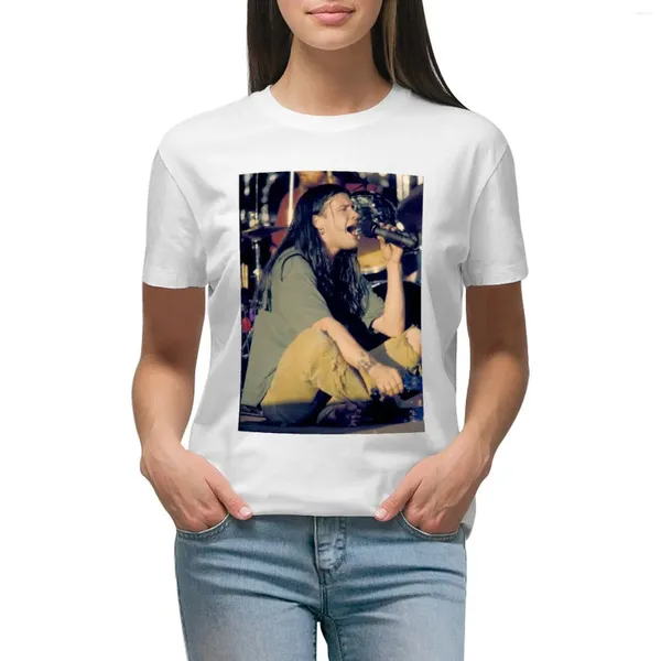 Frauen Polos Shannon Hoon Blind Melon Pograph T-shirt Kurzarm T Tops Kawaii Kleidung Frau T Shirt