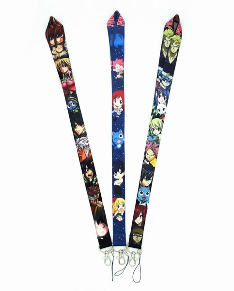 Nuovo piccolo intero 10 pezzi popolare cartone animato Fairy Tail Giappone Anime distintivo cellulare cordino distintivo portachiavi pendente regalo del partito Fa6778447