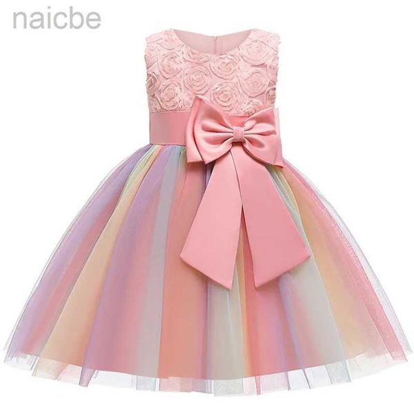 Mädchen Kleider Sommer Baby Spitze Blumenkleid Für Kleidung Kinder Prinzessin Party Kleider Weihnachten Kleidung ldd240313