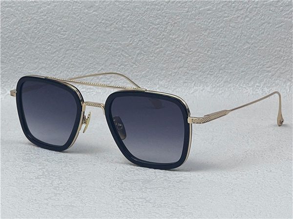 Neue Modedesign -Mann Sonnenbrille 006 Quadratrahmen Vintage Popula Style UV 400 Schützende Outdoor -Brillen mit Hülle Top -Qualität