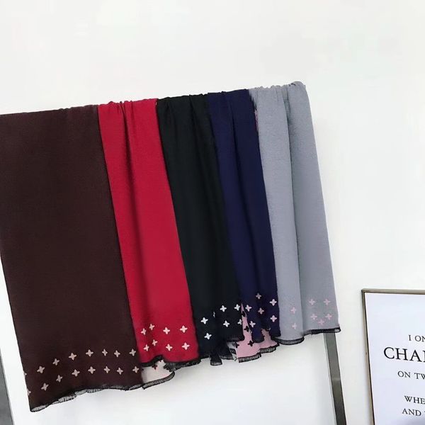 Winter Schal Pashmina für Frauen Designer warm 2021 Mode Frau Karo Kaschmir Wolle unendlich dick Langer Schal Wrap Sciarpe Big S298r