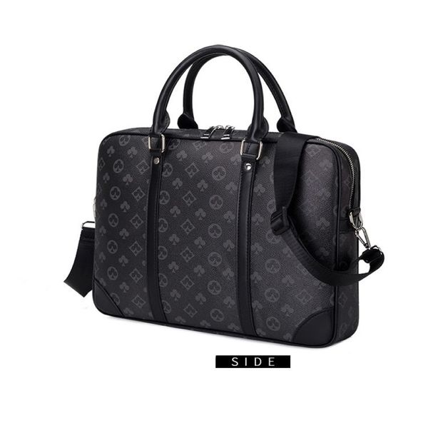 Sacos de moda designer 14 polegada portátil maleta bolsa de negócios para mulheres grande capacidade bolsa de ombro de couro masculino luxury227k