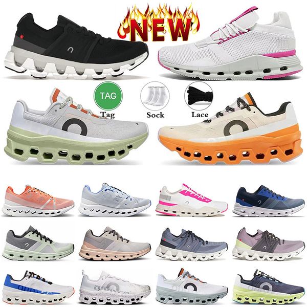 2024 su cloudmonster Scarpe da ginnastica da uomo Scarpe da corsa Nova Pink Bianco Tutto Nero Blu scuro Monster Purple Surfer X 3 Runner Roger Sneakers Donna 5 Scarpe da tennis Jogging dhgate