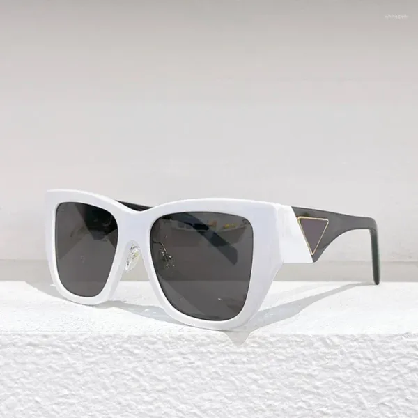 Солнцезащитные очки 2024, высокое качество, роскошный дизайн, толстая оправа ручной работы из ацетата для мужчин и женщин, модные уличные UV400, модные солнцезащитные очки