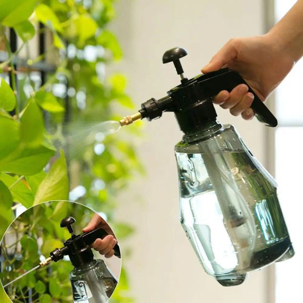 Sprühgeräte Wassersprühflasche Pumpsprüher Gießkanne Topf Garten Blumen Pflanzen Topf Gartenarbeit Wasserflasche Waschen Auto Topf 1,5/3L