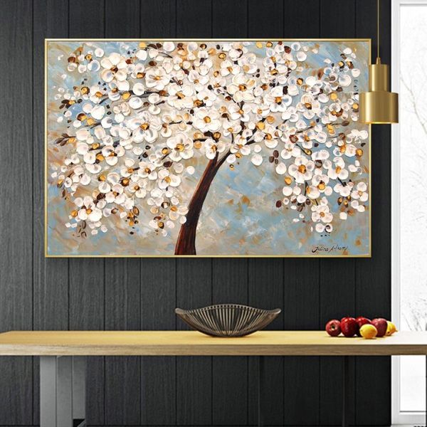 Reiche Baum Blume Blatt Poster Leinwand Malerei Landschaft Moderne Wohnkultur Drucke Wand Kunst Bilder Für Wohnzimmer320k