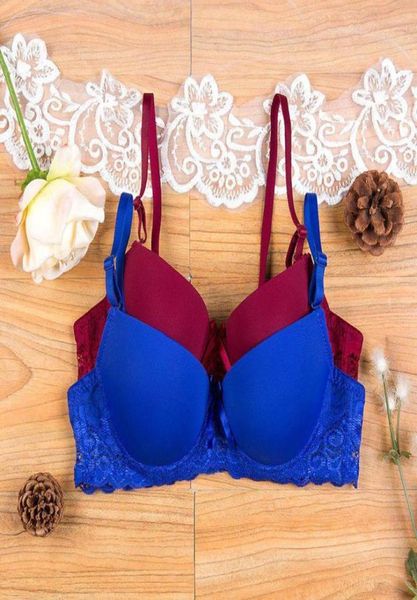 Sutiãs mulheres menina sem costura 34 copo push up sutiã suporte ajustável lingerie underwire roupa interior tamanho 34a36b3029759