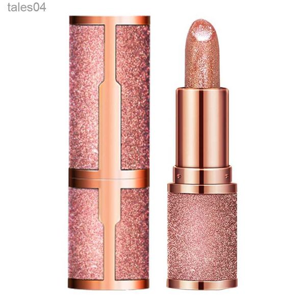 Batom temperatura mudança de cor batom de longa duração à prova d'água maquiagem nude batom hidratante glitter estrela batom fosco 240313