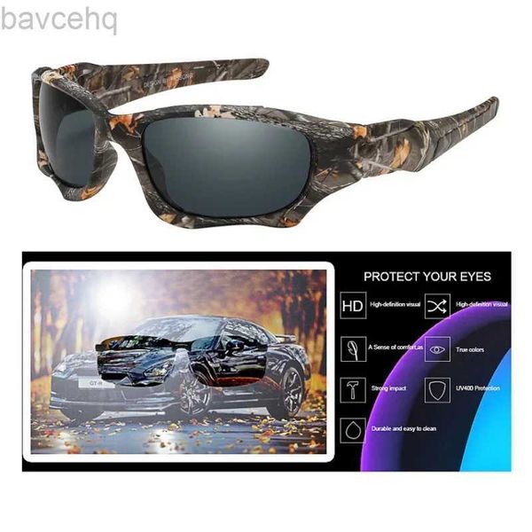 Radfahren Mode Sport Hohe Qualität Augenschutz Polarisierte Mann Sonnenbrille Angeln Gläser Motocross Brille ldd240313