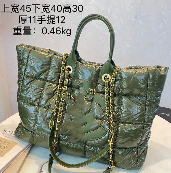 Bolsa de casaco de algodão novo outono e inverno para baixo saco moda coreana bolsa feminina grande capacidade corrente sacos de ombro tendência