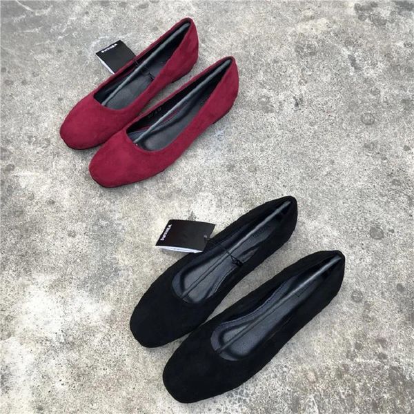 Sapatos casuais primavera outono 2024 rebanho plana mulheres dedo do pé redondo mocassins senhora deslizamento em mocassins confortáveis ballet apartamentos mulher