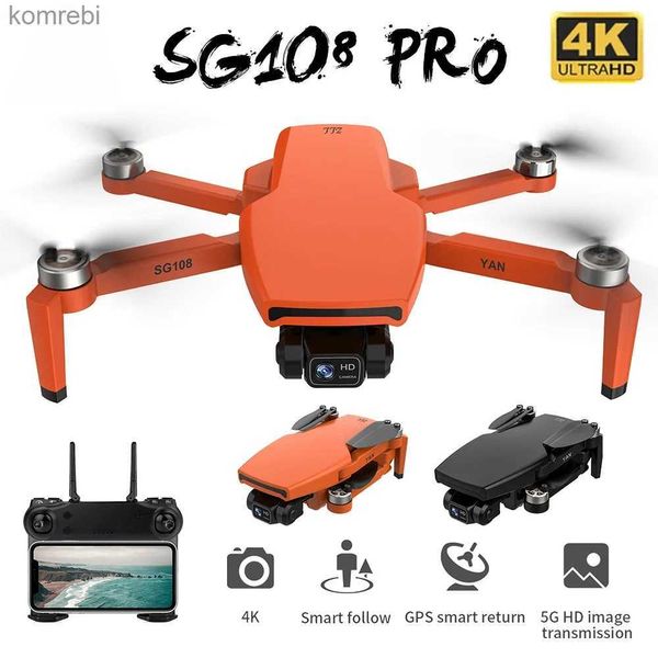 Droni Zllrc SG108 Pro GPS 4K Drone 2 Asse Gimbal Professional Camera 5G WiFi FPV DRON 1 km distanza Motore senza spazzole RC Quadcopter PK S3 24313