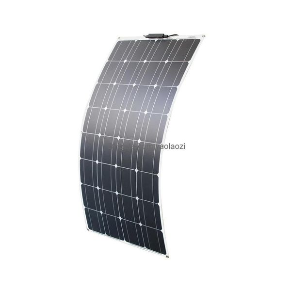 Outros eletrônicos Kit de painel solar flexível de 12V 100W 200W 300W Painéis com controlador para barco, carro, RV e carregador de bateria Drop Deliver Dhnrh