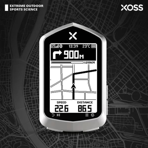 Xoss NAV Pro Fahrradcomputer NAV Plus GPS Fahrrad Drahtloser Tachometer Radfahren Kartennavigation Bluetooth ANT Kilometerzähler Trittfrequenz 240301