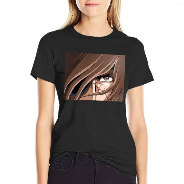 Damen Polos Albator Pirate De L_espace Gesicht mit Cicatrice Classique T-Shirt Vintage Kleidung T-Shirts Süßes Frauen-T-Shirt