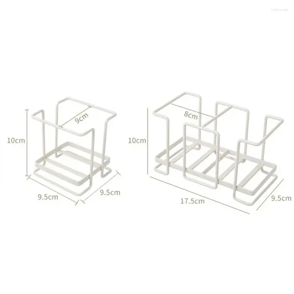 Portaoggetti da cucina Portabicchieri di carta Portaoggetti cavo Organizzatore da banco in metallo resistente per la casa in plastica usa e getta