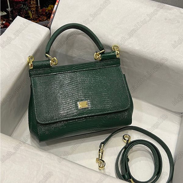 Qualidade espelho 5A designer saco Sicília saco Importado padrão de lagarto de couro Bolsa Birkin moda feminina bolsa versátil Tote bag saco de ombro único Tote bag