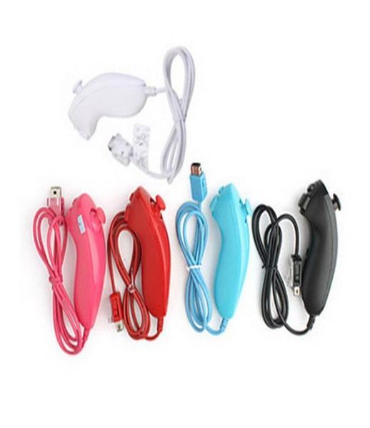 Controller di gioco per telecomando Nunchuk Nunchuck per custodia in silicone Wii5617444