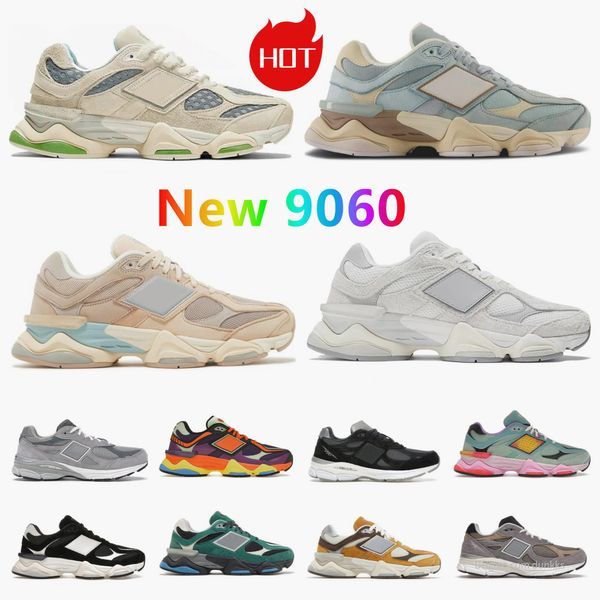 Designer 9060 OG Casual Running Shoes Homens Mulheres Novo 9060 Tijolos Madeira Mar Sal Branco Cogumelo Chuva Nuvem Cinza 2002R Pack Phantom 550 Branco Verde Mens Treinadores Sapatilhas