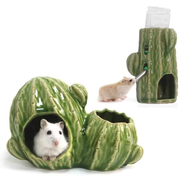 Gaiolas 2024 casa de hamster para ratos pequenos itens para animais de estimação gaiola de cacto de cerâmica para ouriço gaiola de hamster para um coelho produtos para animais de estimação chinchila