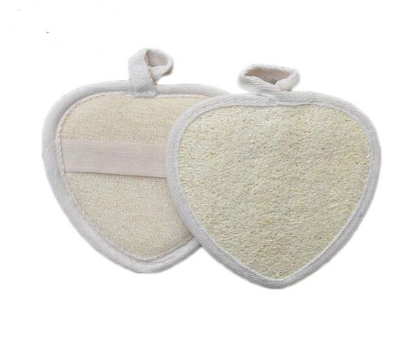 10 pçs natural bucha almofada bucha esponja banho chuveiro corpo esfoliante purificador bucha almofadas poderosa esfregando banho Towel6626285