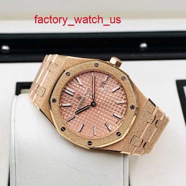 AP Fancy Watch Relógio de última geração Royal Oak Series Relógio feminino 33 mm de diâmetro Movimento de quartzo Aço de precisão Platina Rosa Ouro Casual Masculino Relógios famosos