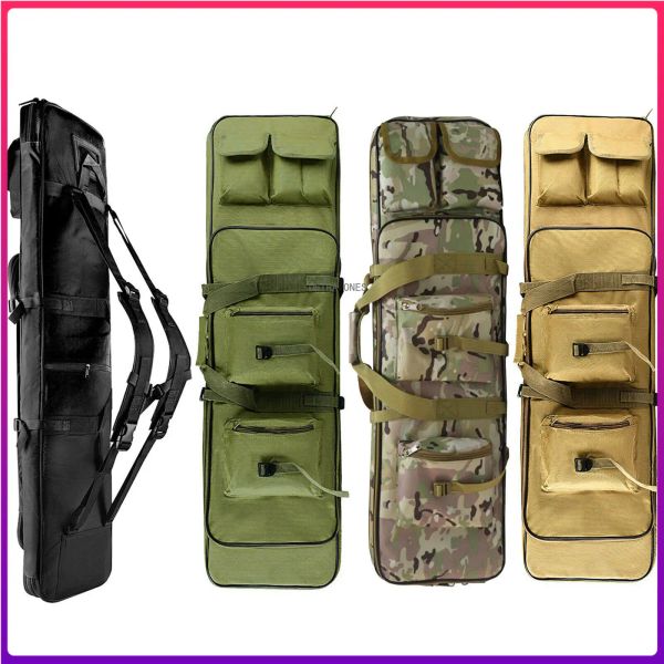 Sacos de arma tática mochila militar do exército caso armazenamento rifle airsoft paintball tiro caça espingarda transportar sacos 83cm / 95cm / 115cm