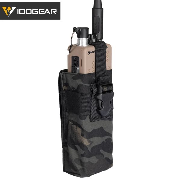 Borse idogear tattico sacchetto walkie talkie molle mbitr tri prc148 152 tattico esterno 3552 3552